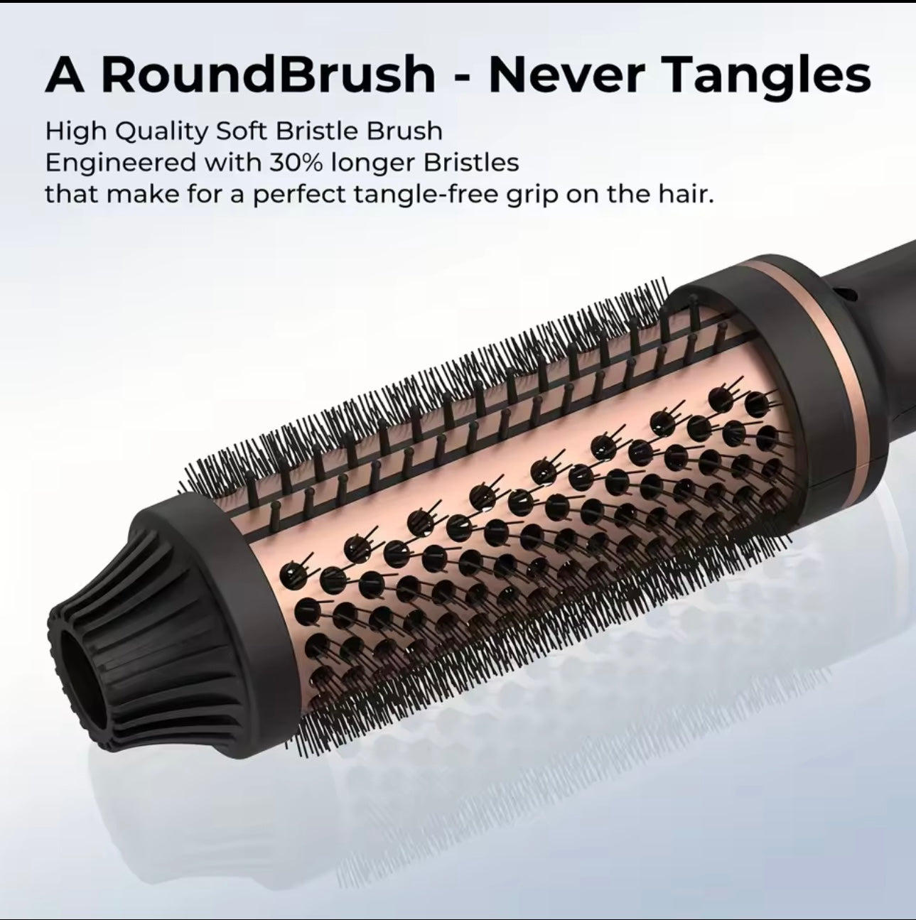 Brosse à cheveux électrique, lisseur, peigne chaud, fer à friser professionnel, brosse thermique chauffante Anti-brûlure